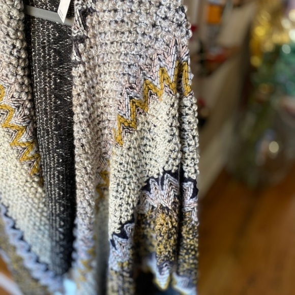 Anthropologie Fringe Knit Kimono - Picture 6 of 10